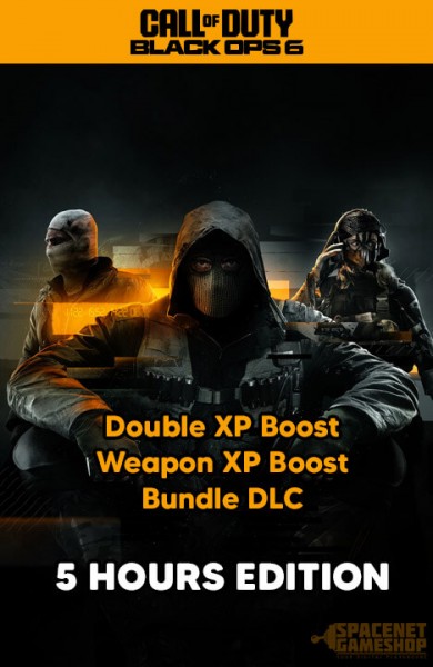 Call of Duty: Black Ops 6 - Double XP Boost + Weapon XP Boost Bundle DLC 5 Hours Global PC, Playstation, XBOX